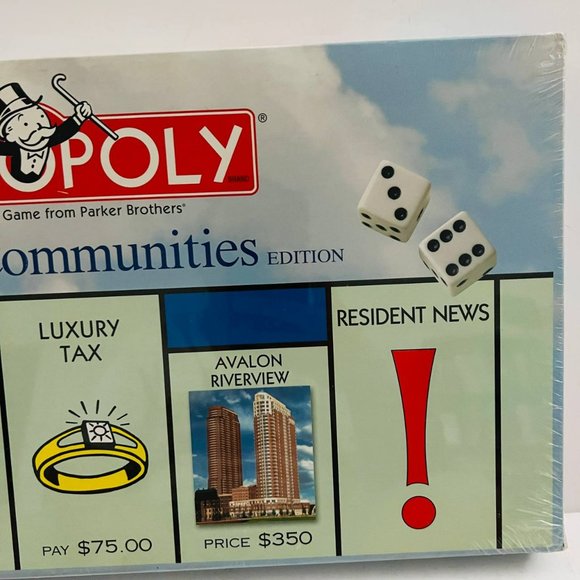 Vintage Monopoly Avalon Communities Edition Board Game Hasbro New Sealed - Picture 3 of 7